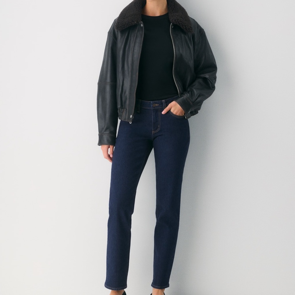 NWT Denim Forum Tilda Curve-fit Lo-rise Straight Jean Size 27